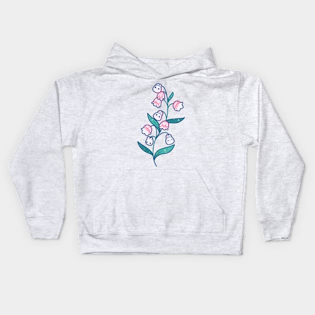 Bunnies of the Valley Kids Hoodie by veraphina